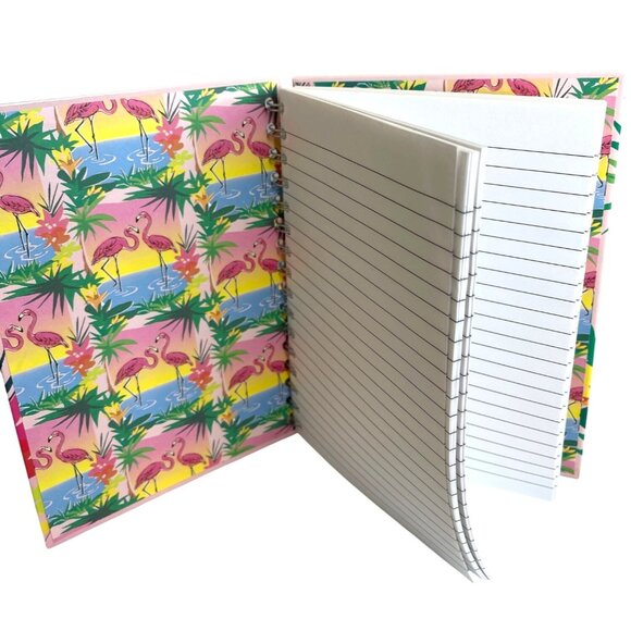 Desk Storage Organization Box Set Pink Flamingo Photo Notebook Journal Duster - Picture 5 of 14